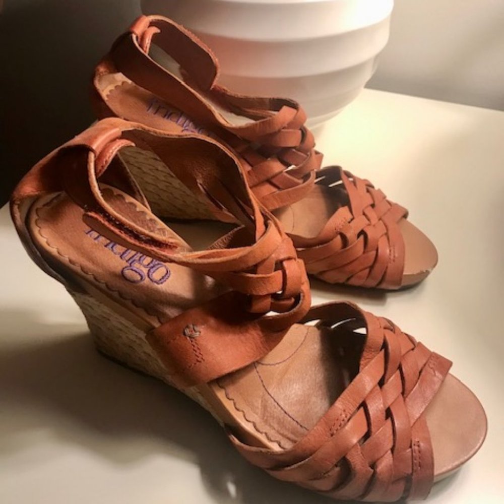 Indigo by Clarks Woven Wedge Sandals